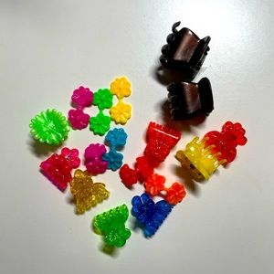 Vintage Y2K era hair clips